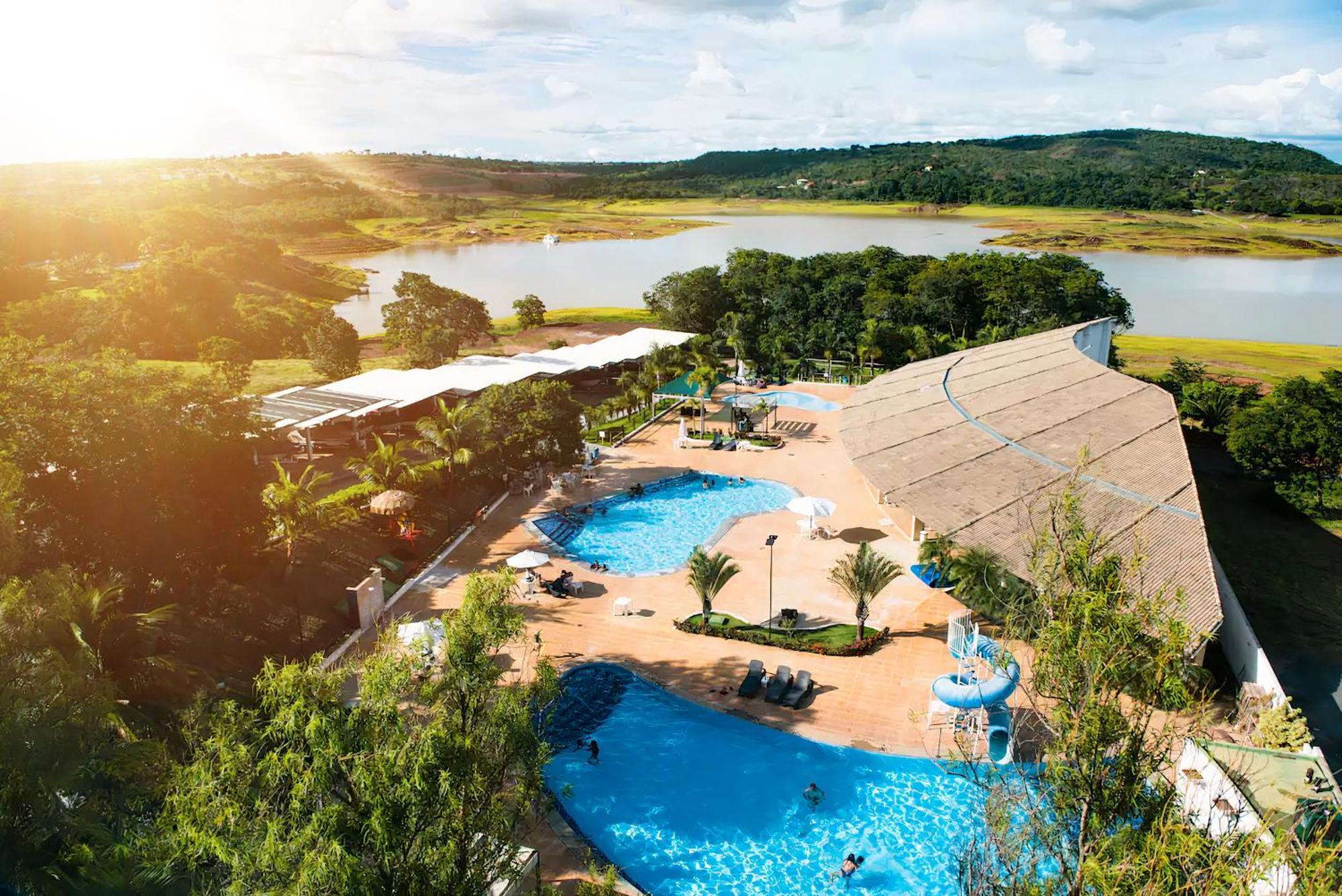 Apartamento Enseada Nautico Caldas Novas - Go Bagian luar foto