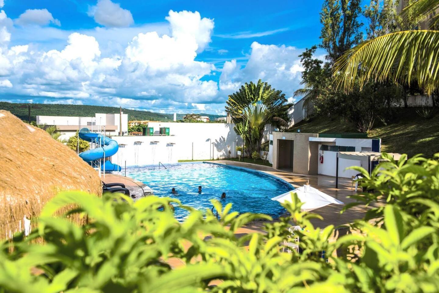 Apartamento Enseada Nautico Caldas Novas - Go Bagian luar foto